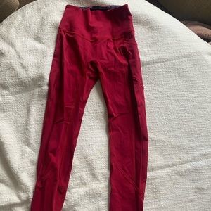 Lululemon All the Right Places leggings Red
